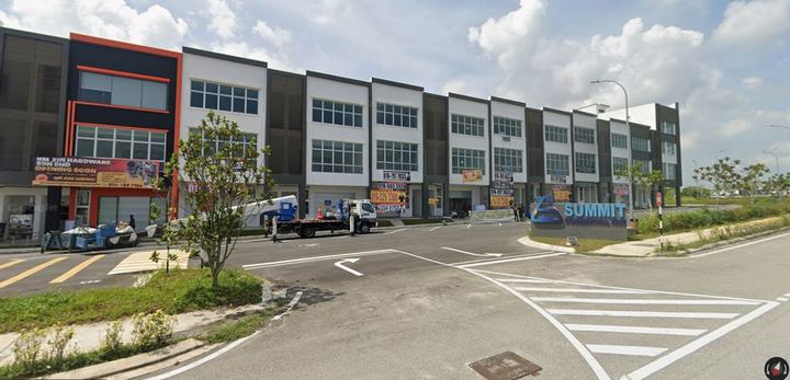 Street view of Summit Commercial Hub, Gelang Patah